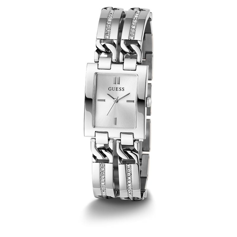 Guess Mod Id Silver Dial Analog Watch