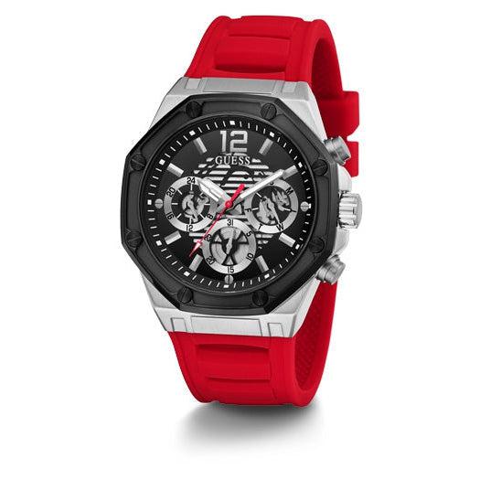 Guess Momentum Silver Tone Multi-Function Gents Watch GW0263G3