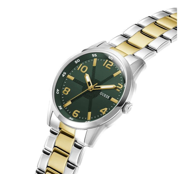 Guess Monte Green Dial Analogue Watch