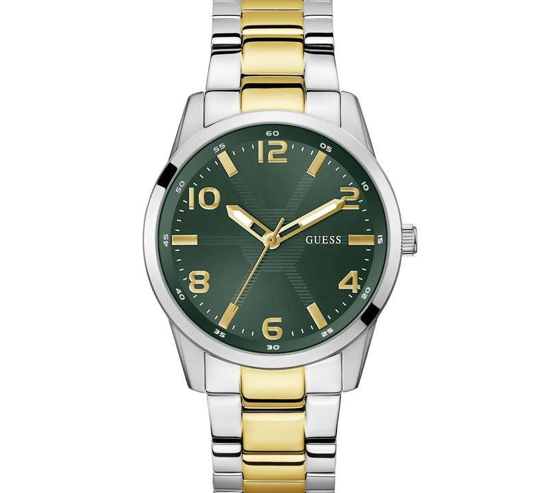 Guess Monte Green Dial Analogue Watch