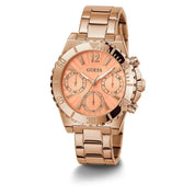 Guess Phoebe Orange Dial Multifunction Watch