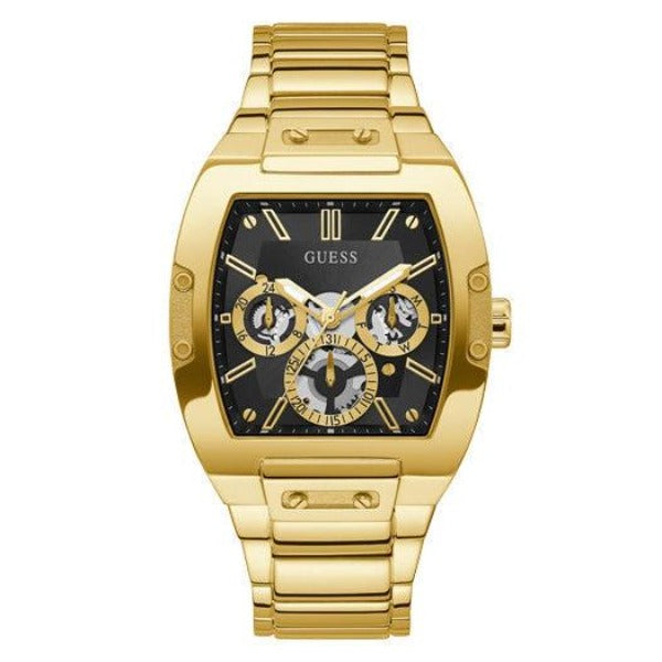 Guess Phoenix Gold Tone Multi-Function Gents Watch GW0456G1