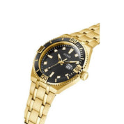 Guess Premier Gold Tone Date Gents Watch GW0330G2