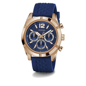 Guess Resistance Blue Dial Multifunction Watch