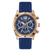 Guess Resistance Blue Dial Multifunction Watch