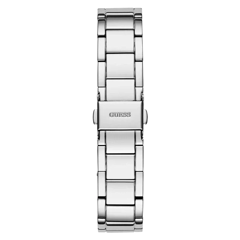 Guess Shooting Star Silver Dial Analogue Watch