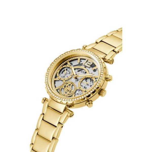 Guess Solstice Gold Tone Multi-Function Ladies Watch GW0403L2