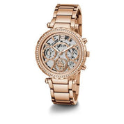 Guess Solstice Rose Gold Tone Multi-Function Ladies Watch GW0403L3