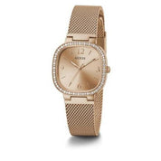 Guess Tapestry Rose Gold Tone Analog Ladies Watch GW0354L3