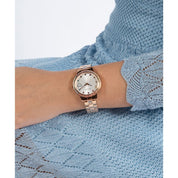 Guess Three Of Hearts White Dial Analog Watch