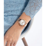 Guess Three Of Hearts White Dial Analog Watch