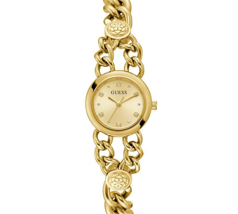Guess Vienna Champagne Dial Analogue Watch