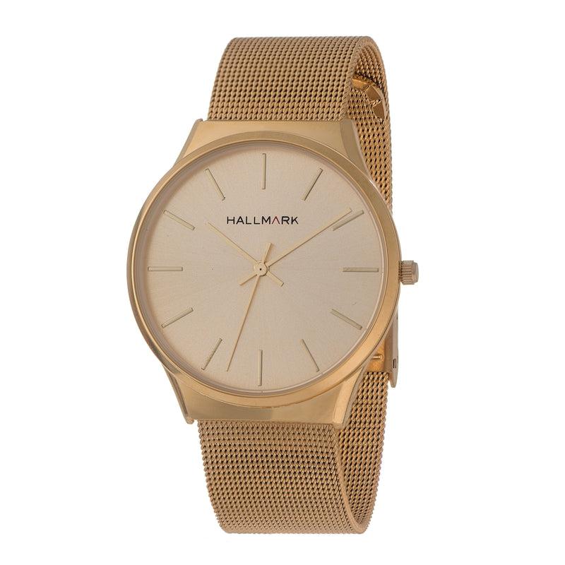 Hallmark Gents Gold Mesh Strap