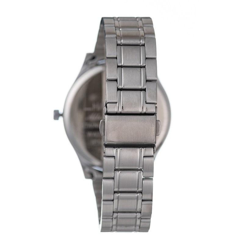 Hallmark Gents Silver Black Dial