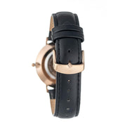 Hallmark Ladies Black Leather Strap