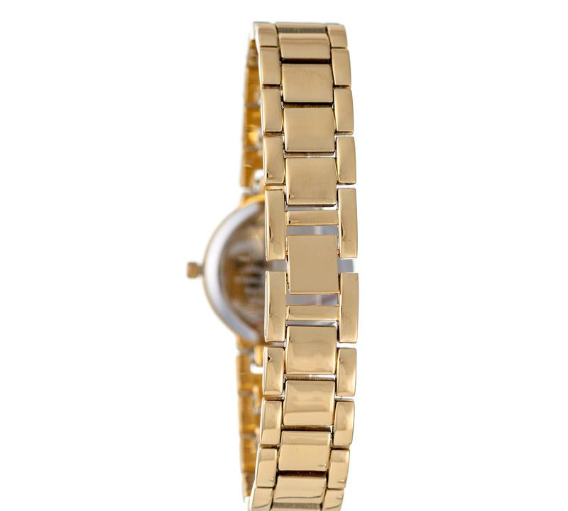 Hallmark Ladies Gold Bracelet Champagne Dial Watch