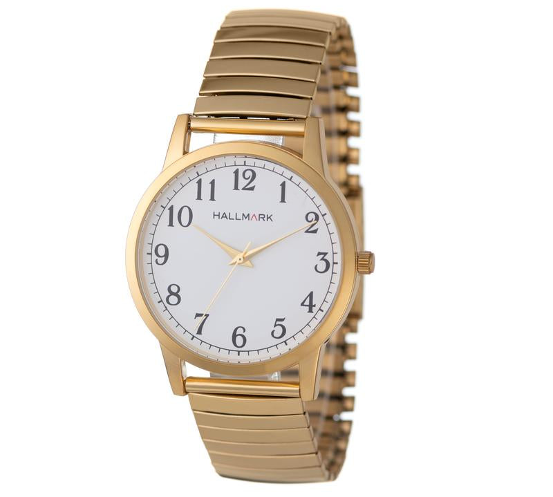 Hallmark Ladies Gold Flexi Bracelet Watch