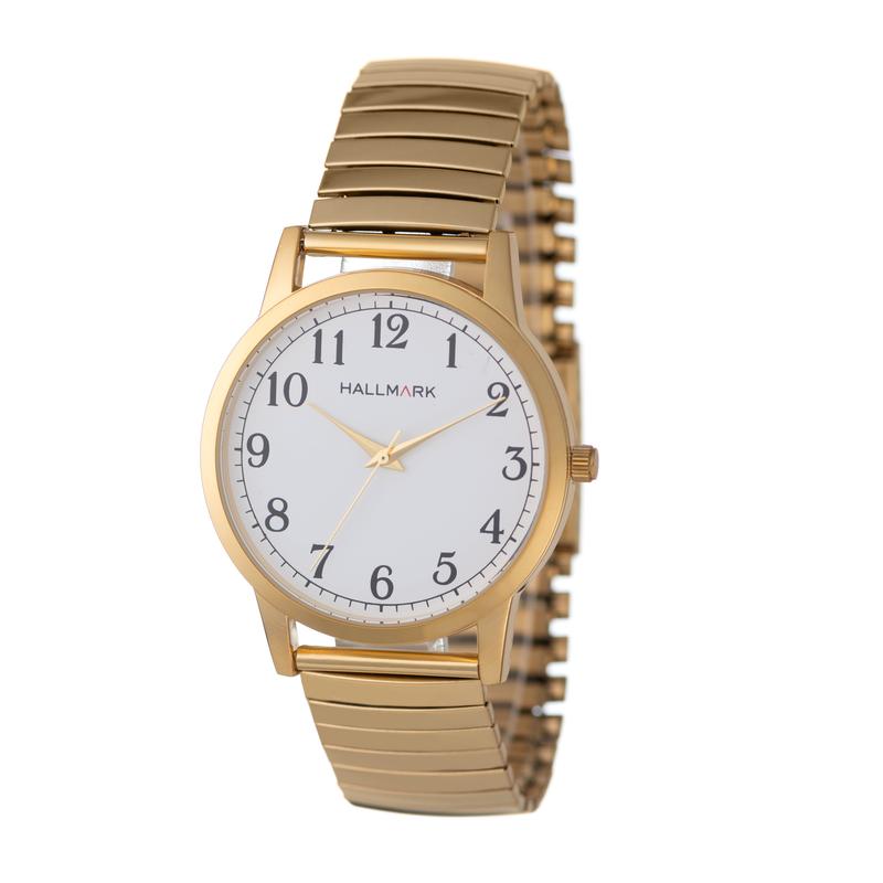 Hallmark Ladies Gold Flexi Bracelet Watch