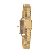Hallmark Ladies Gold Mesh Silver Dial Watch