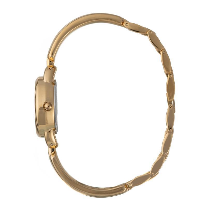 Hallmark Ladies Gold Round Bangle Watch