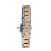 Hallmark Ladies Two-Tone White Dial Watch