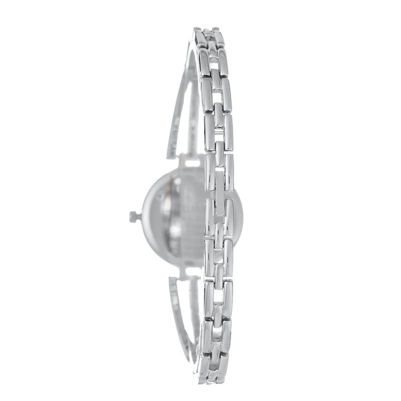 Hallmark Ladies White Dial Metal Strap