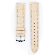 Hirsch DUKE Calf Watch Strap in BEIGE