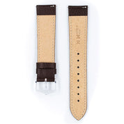 Hirsch KANSAS Calf Watch Strap in BROWN