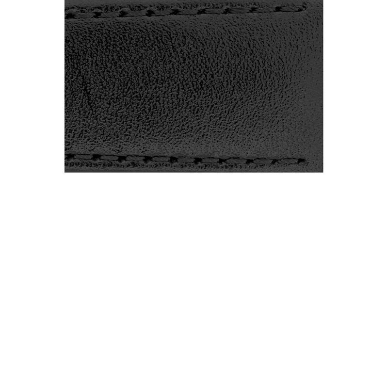 Hirsch OSIRIS Calf Leather Watch Strap in BLACK