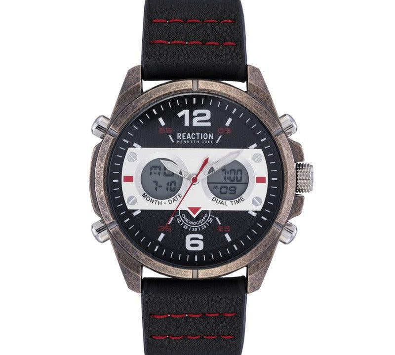 Kenneth Cole Reaction Men's Leather Strap Watch RK50905005