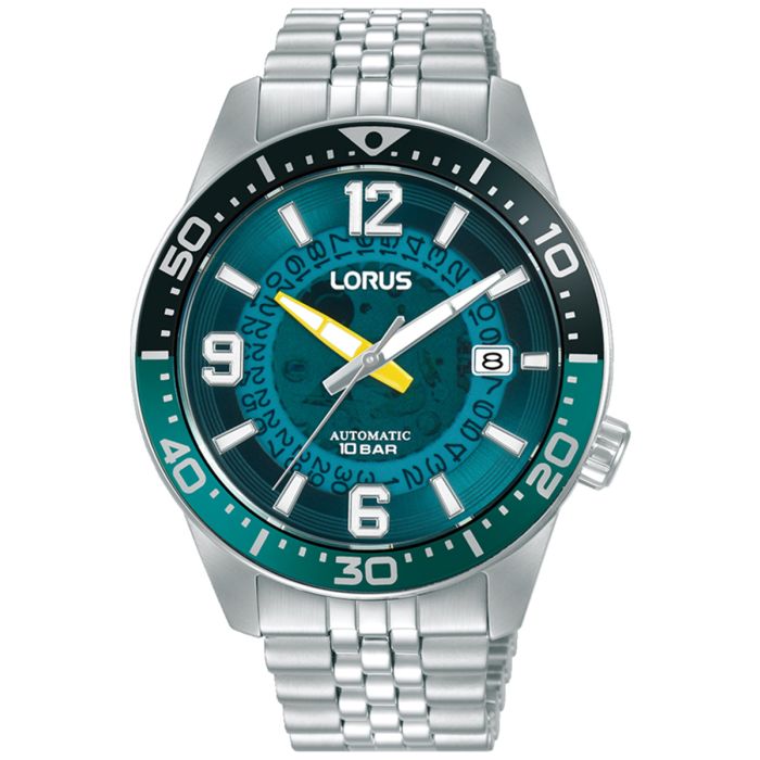 Lorus Gents Analog Skeleton Dial Watch