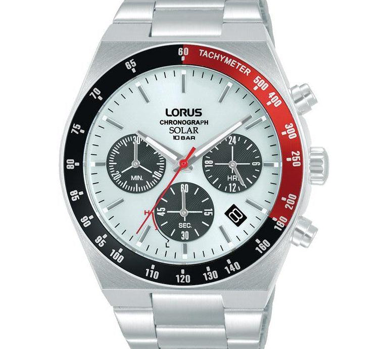 Lorus Gents Sport White Dial Multifunction Watch