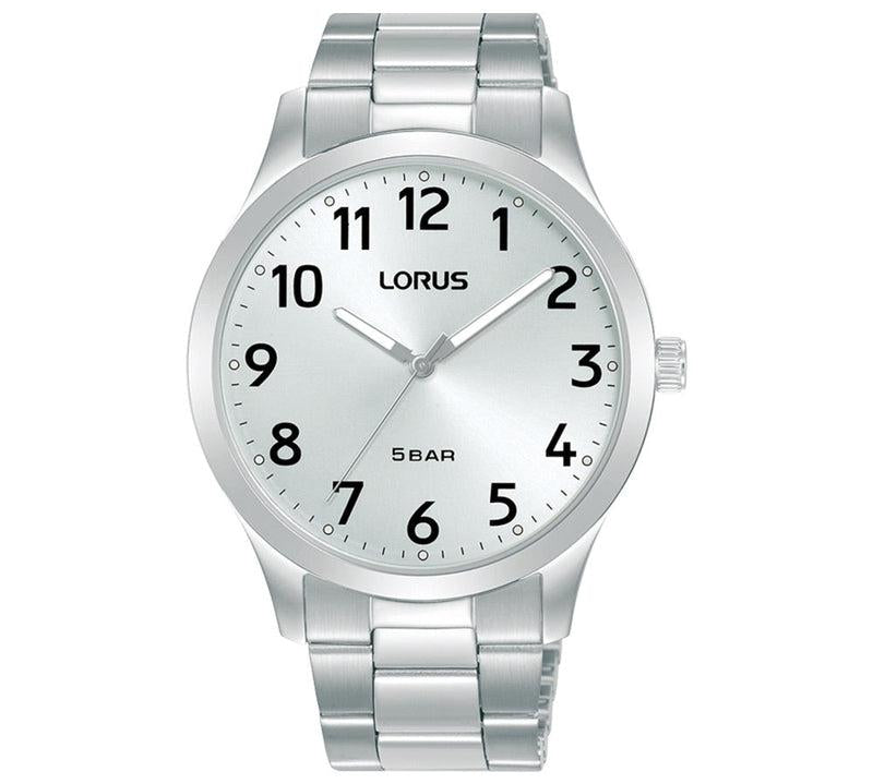 Lorus Gents White 3 Hands Watch