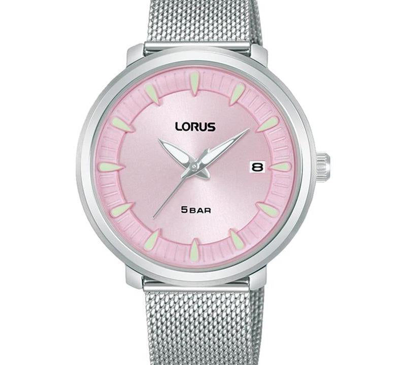 Lorus Ladies Analog Pink Dial Watch