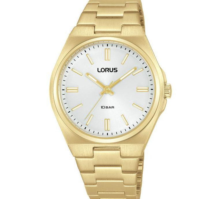 Lorus Ladies Gold PVD Silver Dial Watch