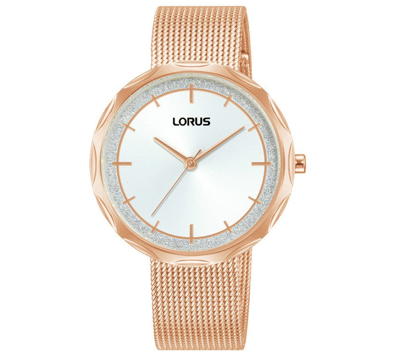 Lorus Ladies Rose Gold 3-Hands Watch