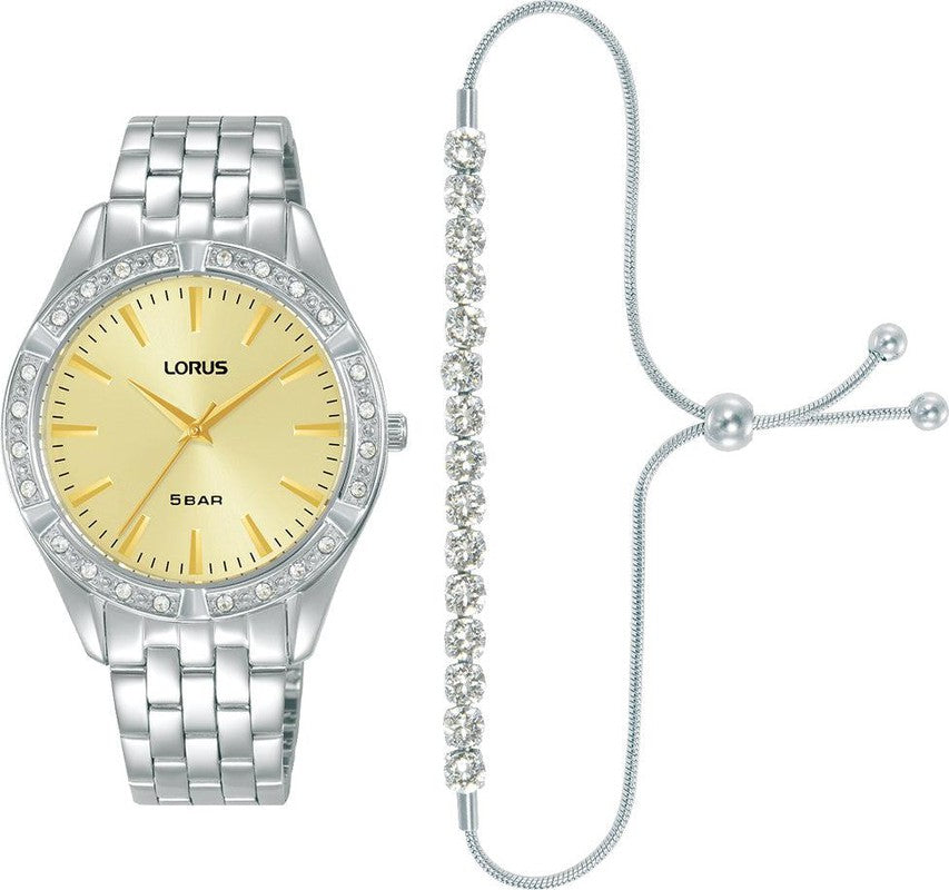 Lorus Ladies Watch and Bracelet Set