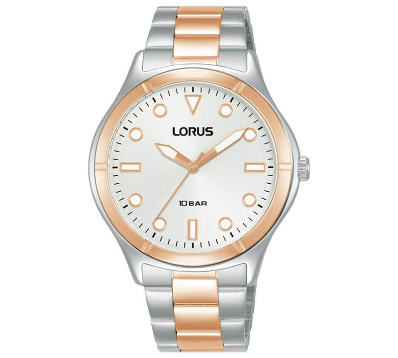 Lorus Ladies White 3 Hands Watch