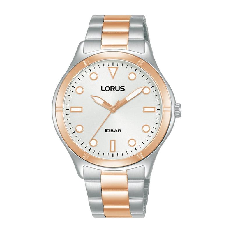 Lorus Ladies White 3 Hands Watch