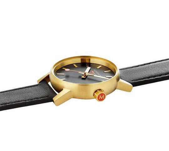 Mondaine Golden Evo2 Classic Analogue Watch