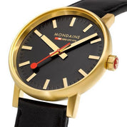 Mondaine Golden Evo2 Classic Analogue Watch