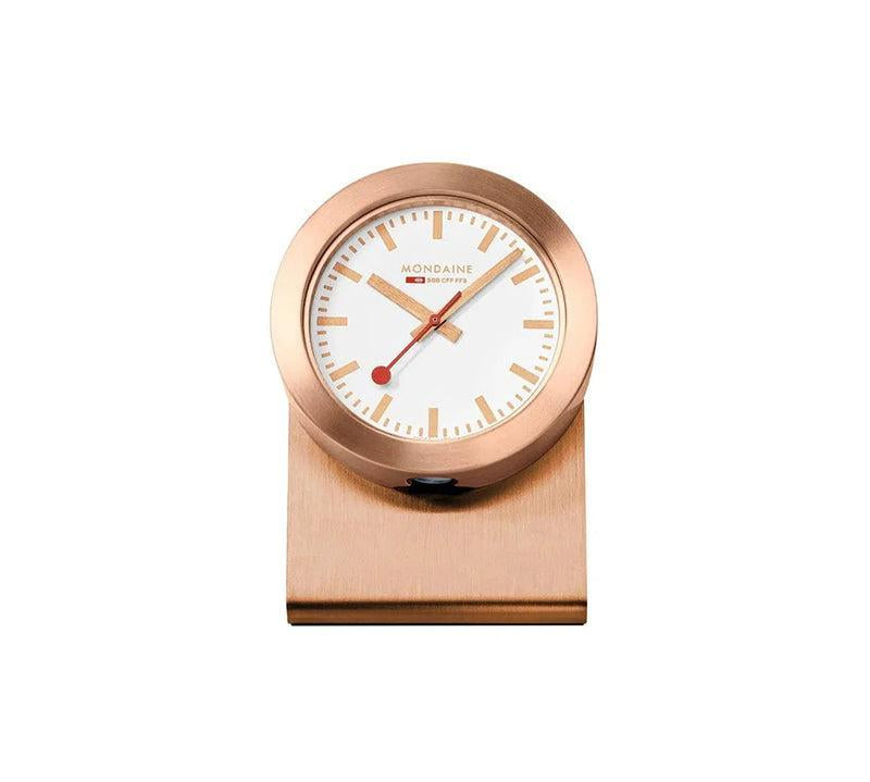 Mondaine Table Clock Copper 50mm