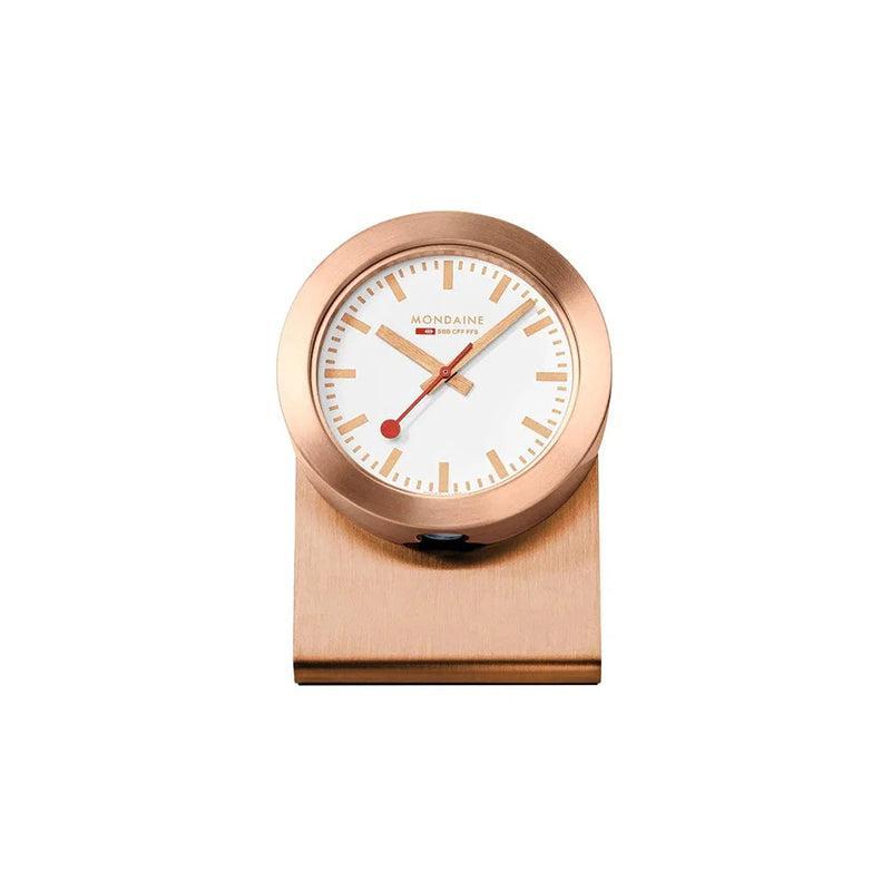 Mondaine Table Clock Copper 50mm