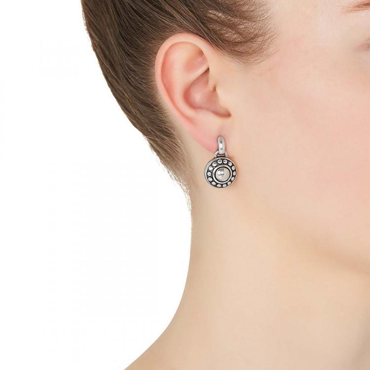 Najo Founder 15Mm Pattern Disc Stud Earrings