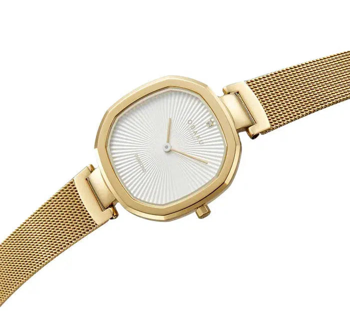 Obaku Brilliant Gold 32mm Watch - V277LXGIMG