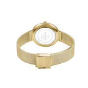 Obaku Folder Gold White Dial 32mm Watch - V252LXGIMG