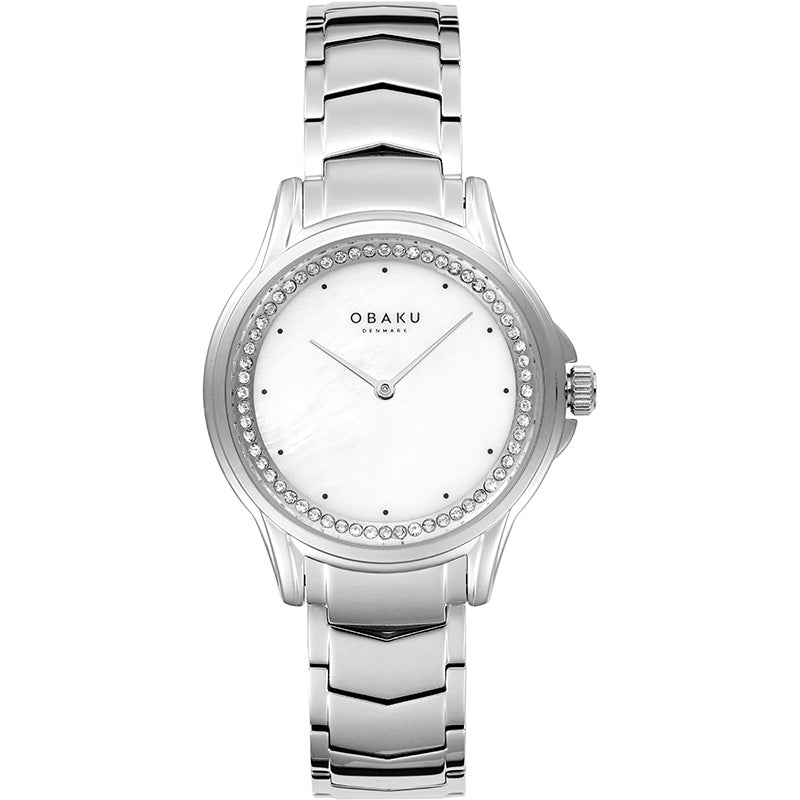 Obaku Jasmin Brace White 35mm Watch - V261LECWSC