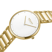 Obaku Klip Lille Cider Gold 34mm Watch - V258LXGISG