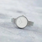 Obaku Kyst Steel White 34mm Watch - V228LXCIMC