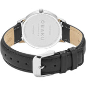 Obaku Salvie Lille Clear White 34mm Watch - V270LDAWRB